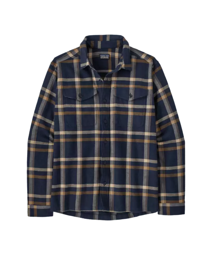 Patagonia M´s Fjord Flannel Shirt Crossing New Navy - Skjortor - 199346528207 - 1