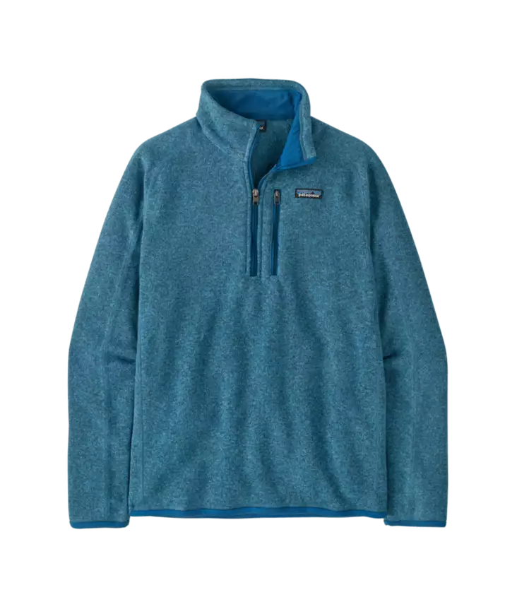 Patagonia M´s Quarter Zip Better Sweater Aquatic Blue - Fleecetröjor - 198077570127 - 1