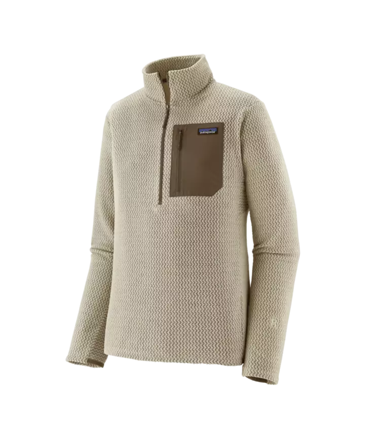Patagonia M´s R1 Air Zip Neck Pelican - Fleecetröjor - 198077136217 - 1