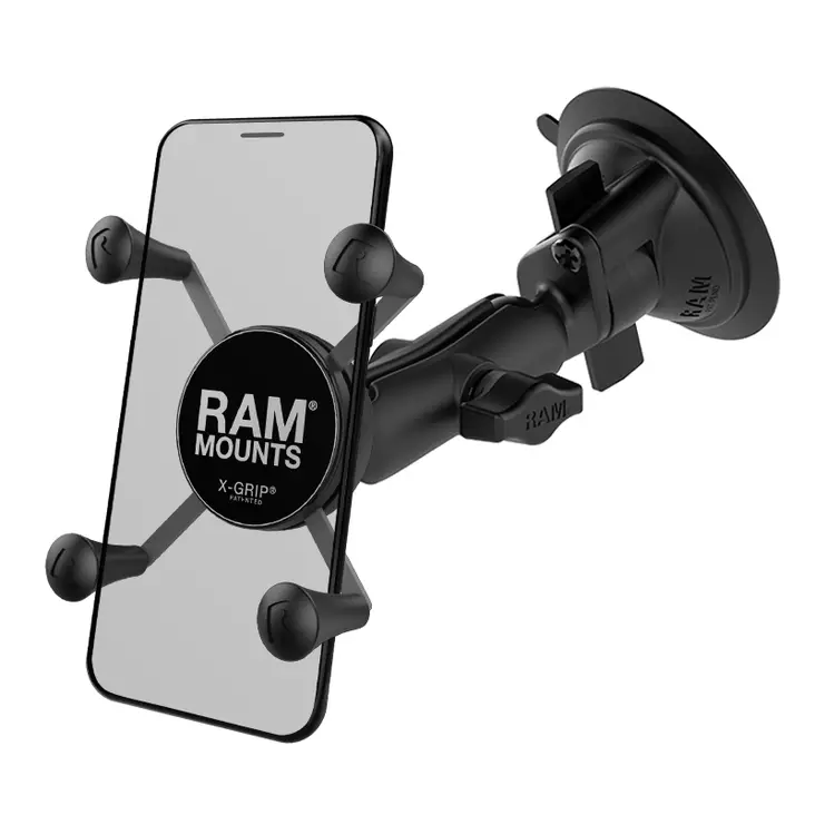 RAM Twist Lock + Universal X-Grip - RAM Mounts, B-storlek - 793442933387 - 1