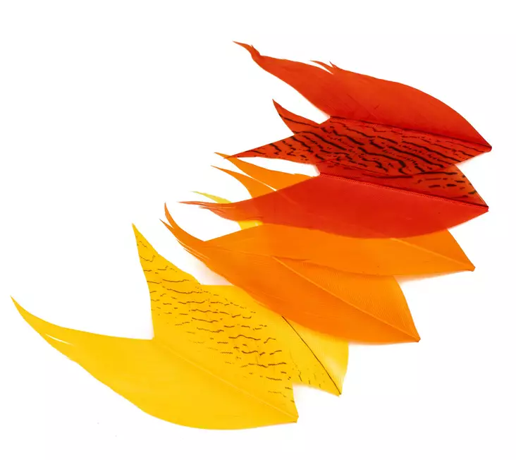 Silvergrey Silver Pheasant Tail Piece - Fjädrar och stjärtar - 40400200517 - 1