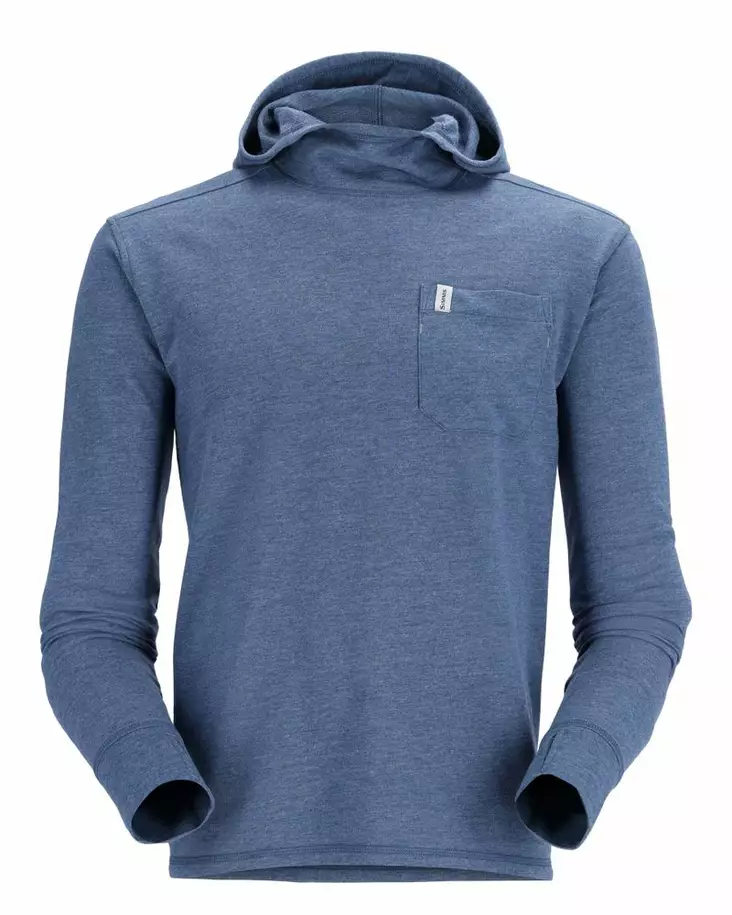 Simms Henry's Fork Hoody Navy Heather - Huvtröjor - 694264582947 - 2