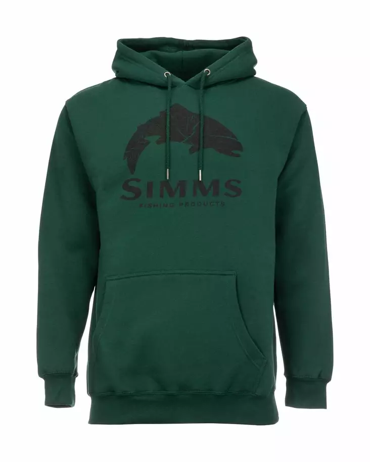 Simms Wood Trout Fill Hoody Forest -huppari - Huvtröjor - 694264580387 - 1