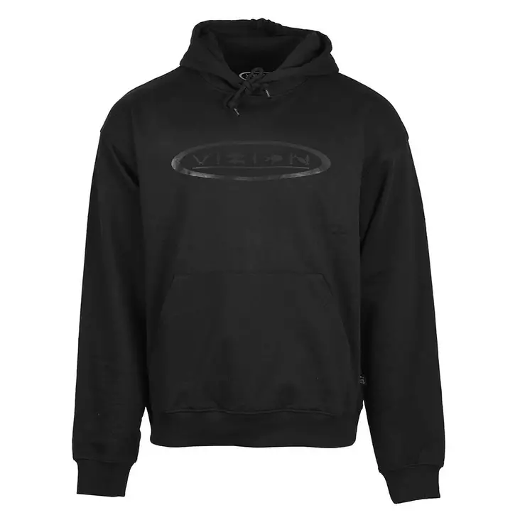 Vision Fish Oval Hoodie Black - Huvtröjor - 6417512845397 - 1