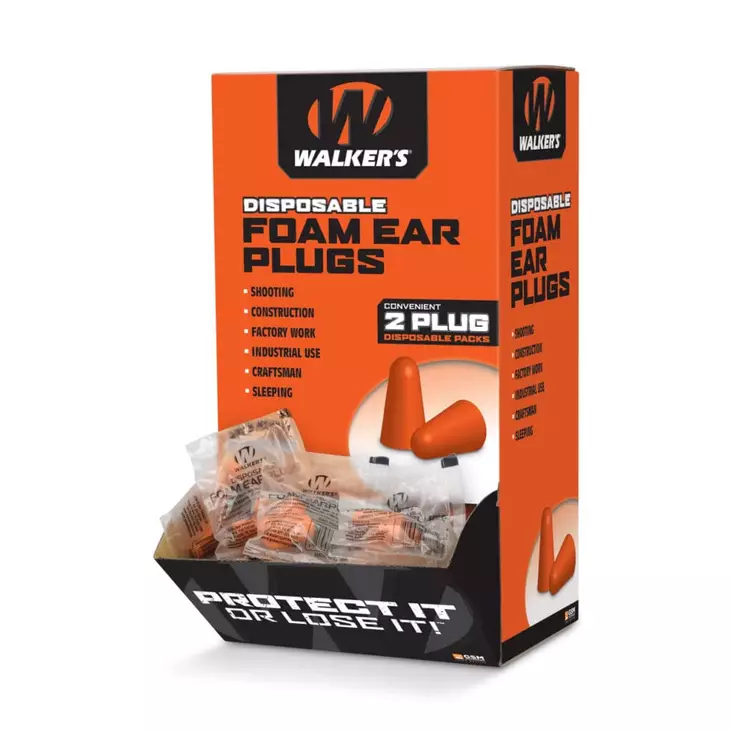 Walkers Foam Ear Plugs 200 Pair Box - Hörselskydd - 813628084907 - 1
