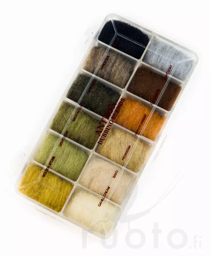 Wapsi Antron Dispenser I -dubbinglajitelma - Dubbing sortimentsatser - 053526352047 - 1