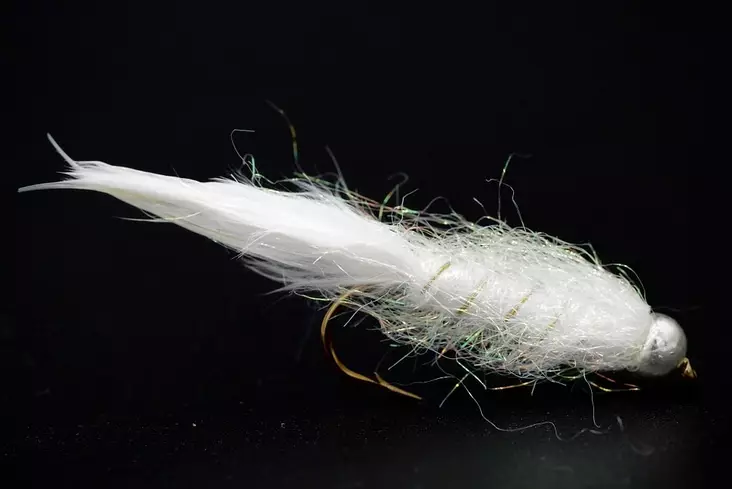 White Leech Tungsten Beadhead - Streamers och leech - 8859202532237 - 1