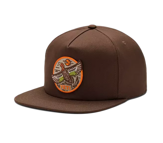 Yeti BFTW Duck Flat Brim Hat Dark Brown - Kepsar - 888830516317 - 1