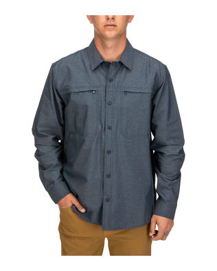 Simms Prewett Stretch W Shirt Carbon - Skjortor - 694264502518 - 2