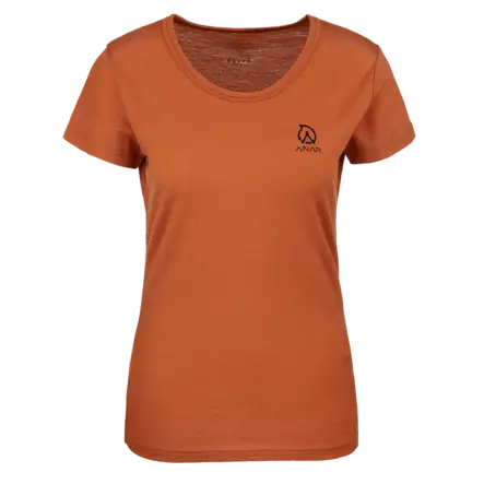 Anar Galda W's Merino T-Shirt Orange - Jägarens bas- och mellanlager - 6438014294148 - 1