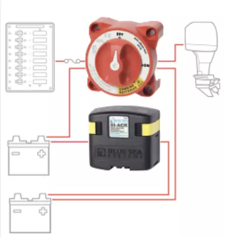 Blue Sea SI-ARC Automatic Charging Reley - Batteri och elektriska tillbehör - 632085076108 - 2