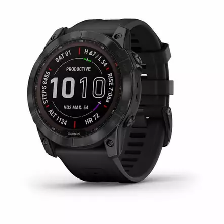 Garmin Fenix 7X Sapphire Solar Black DLC Titanium with Black Band - GPS-navigationsenheter och klockor - 753759278328 - 1