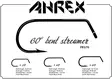 Ahrex 60 Degree Bent Streamer - Saltvattenkrokar - 655043957028 - 3