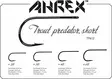 Ahrex TP612 Trout Predator Streamer Short - Streamerkrokar - 655043964408 - 3
