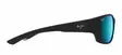 Maui Jim Local Kine - Soft Black Frame with Blue Hawaii Lens - Glaslinser - 603429055578 - 3