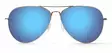 Maui Jim Mavericks - Silver Titanium Frame with Blue Hawaii Lens - Plastlinser - 603429035648 - 2