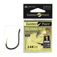 Mikado Golden Point Iseama with Ring 10 pcs - Öglekrokar & spadkrokar - 5900637616658 - 1