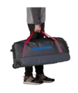Patagonia Black Hole Wheeled Duffel 100L Smolder Blue w/Amanita Red - Utrustningväskor - 198077742098 - 3