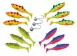 Patriot Baitfish 8cm Dark Water Mix - Lappfiskarjiggar - 6417512539388 - 1