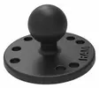 RAM Round Plate with Ball B - RAM Mounts, B-storlek - 793442102028 - 1