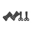 Tasmanian Tiger Bungee Cord Tab Set Black - Taktiska ryggsäckar och utrustningsväskor - 4013236401028 - 3