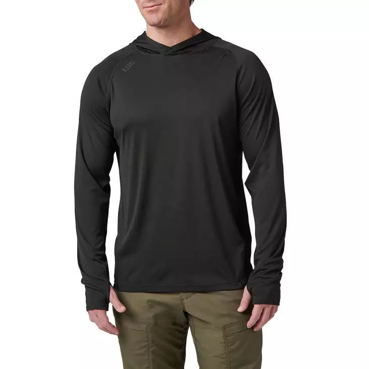 5.11 Sulli UV Hood L/S Black - Taktiska tröjor - 888579661668 - 1