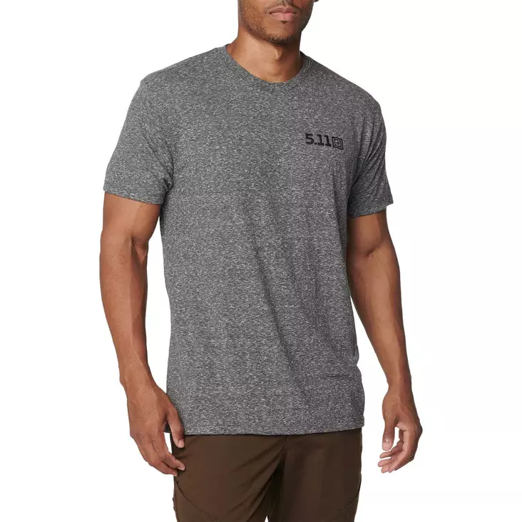 5.11 Triblend Legacy S/S Tee Grey - Taktiska tröjor - 888579243338 - 1