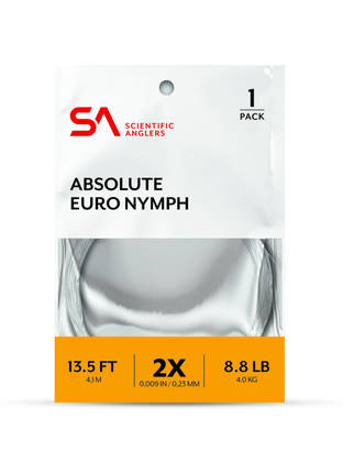 Scientific Anglers Absolute Euro Nymph Leader 13,5ft - Taperade Nylon -tafsar - 840309134828 - 1