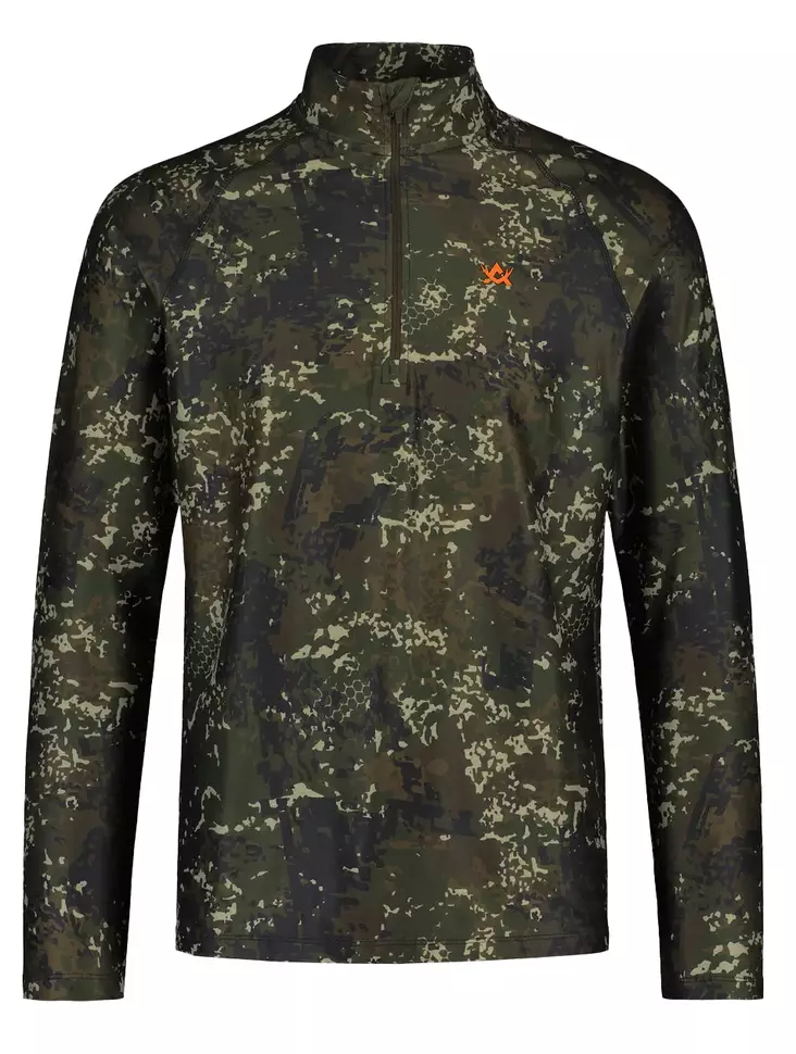Alaska CoolDry Ms Half-Zip Top, BlindTech Invisible - Jägarens bas- och mellanlager - 6438347049798 - 1
