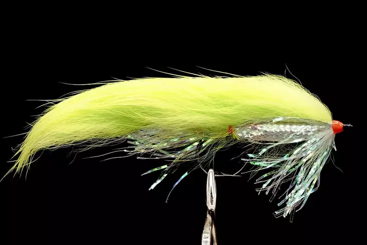 Drags Devil Fl. Chartreuse Streamer - Övriga havsöringsflugor - 8859202530578 - 1