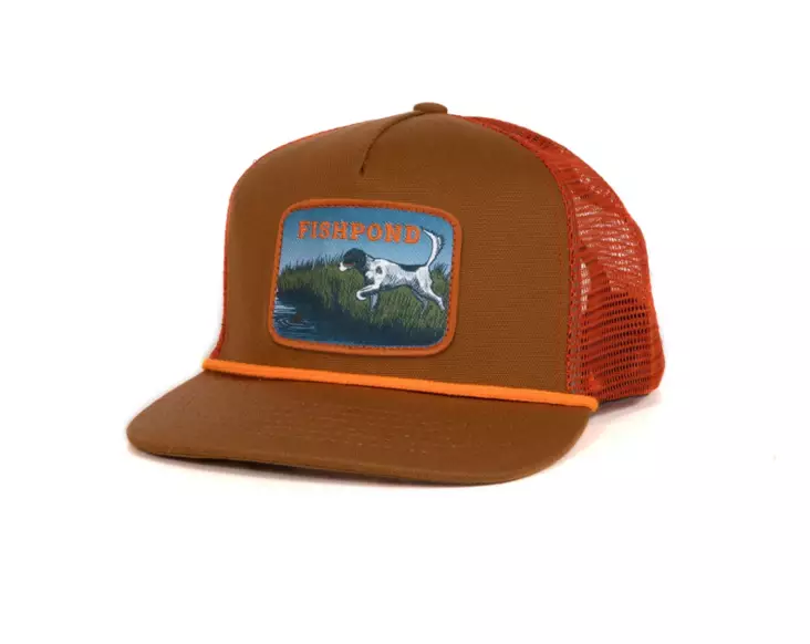 Fishpond On Point Trucker Hat - Sandbar/Orange - Truckers - 816332014468 - 1