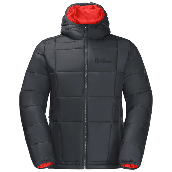 Jack Wolfskin Bergland Insulated Hoody Phantom - Mellanjackor - 4064993516128 - 1