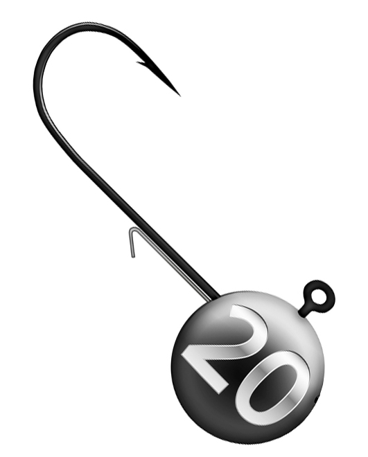 BKK Round Jig Head 20g - Jiggskallar - 6438239079568 - 1