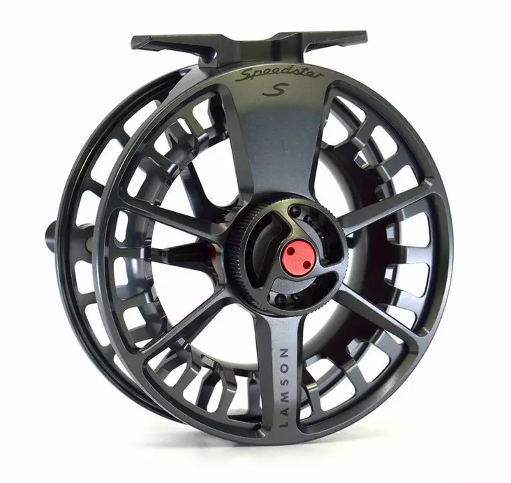 Lamson Speedster S-Series Dark Smoke - Waterworks Lamson -flugrullar - 708332011168 - 3