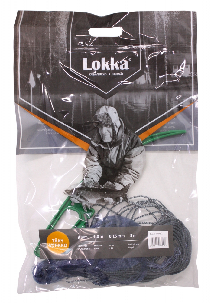 Lokka Täkyverkko 0,15 9mm 1m/5m - Nät - 6418252809168 - 1