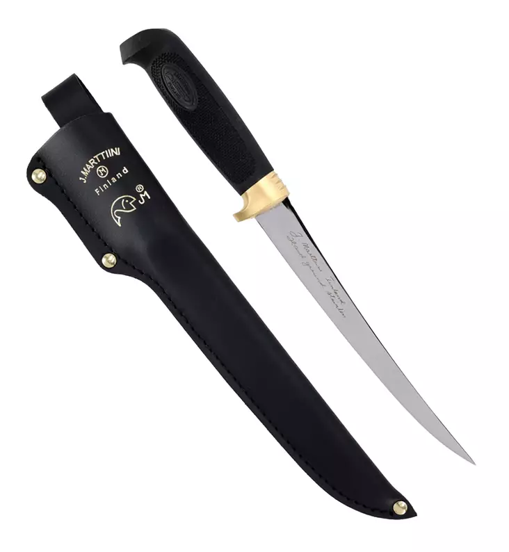 Marttiini Condor 19 Fillet Knife with Leather Sheath - Filéknivar - 6416885501848 - 1