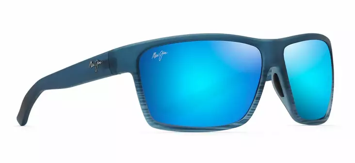 Maui Jim Alenuihaha - Blue Black Stripe with Blue Hawaii Lens - Glaslinser - 603429067328 - 1