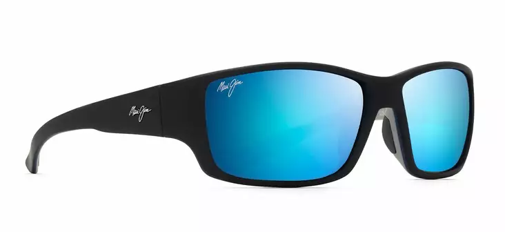 Maui Jim Local Kine - Soft Black Frame with Blue Hawaii Lens - Glaslinser - 603429055578 - 1