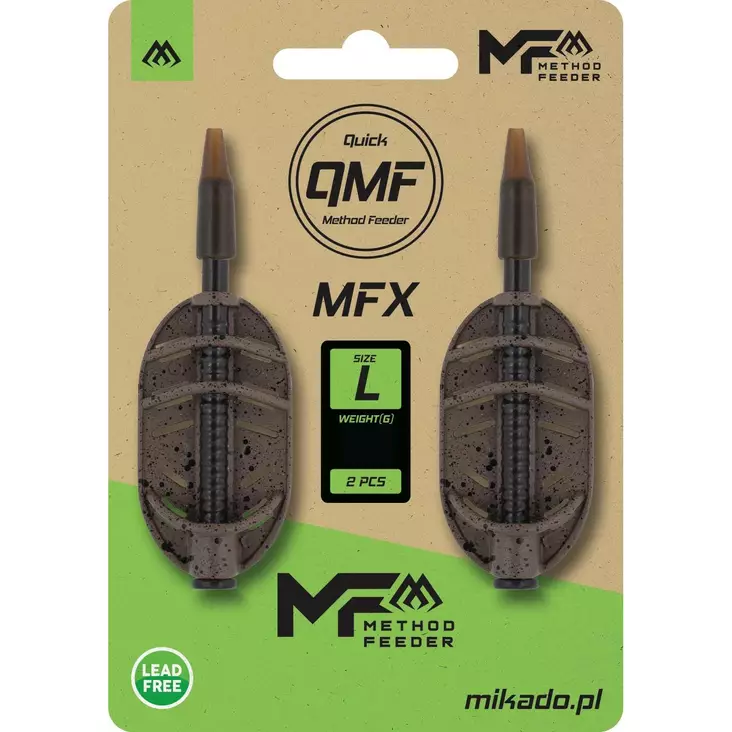 Mikado Method Feeder MFX Q.M.F. L 2 pcs - Platta & hybrid-method feedrar - 5900637126928 - 1