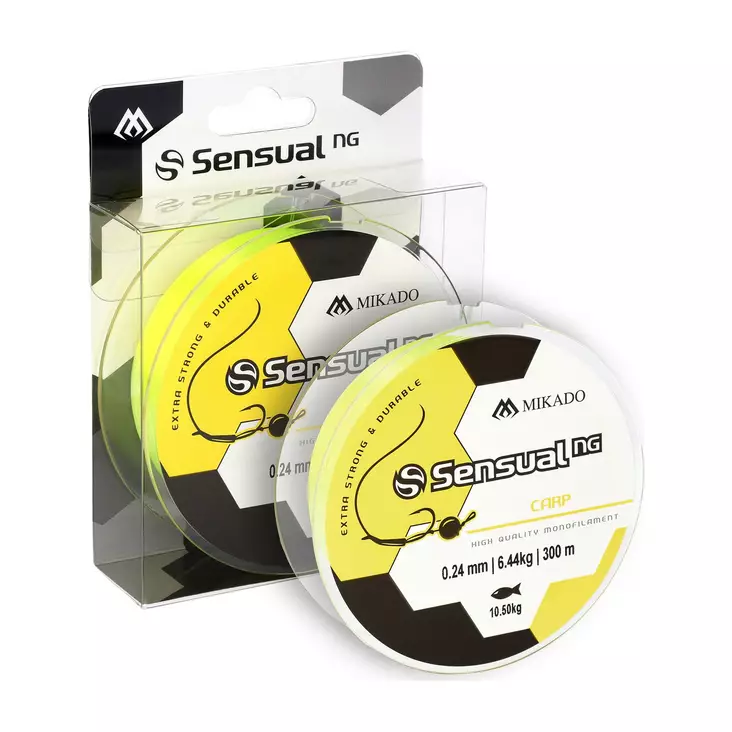 Mikado Sensual N.G. Carp 300m Yellow - Monofila linor - 5900637043768 - 1