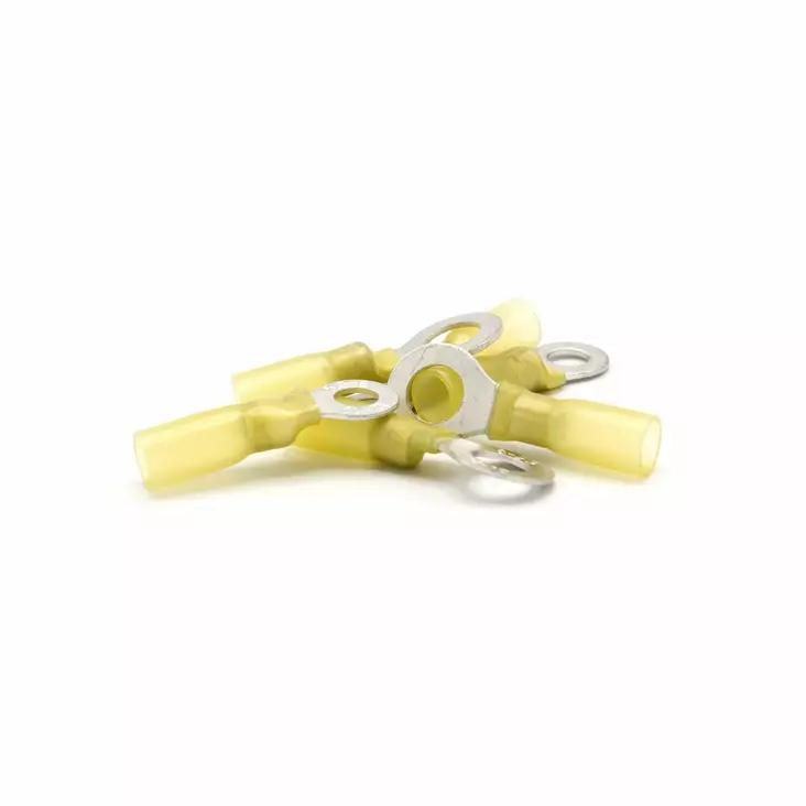 Oceanflex Heat Shrink Tubing ring terminal 4.0-6.0mm2 yellow 8.4mm 100 pcs - Kontakter och kablar - 7332467288688 - 1