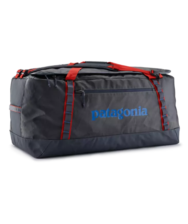 Patagonia Black Hole Duffel 100L Smolder Blue w/Amanita Red - Utrustningväskor - 198077741978 - 1