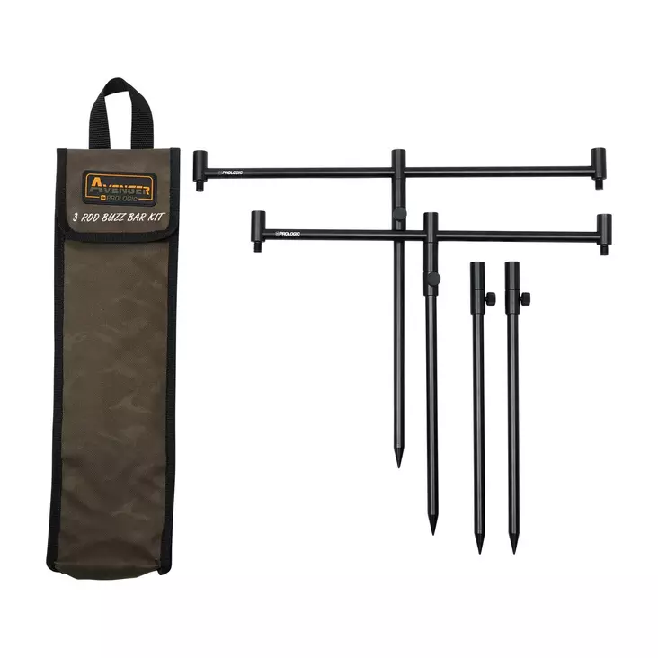 Prologic Avenger 3 Rod Buzz Bar Kit - Buzz bars & goal post-system - 5706301650238 - 1