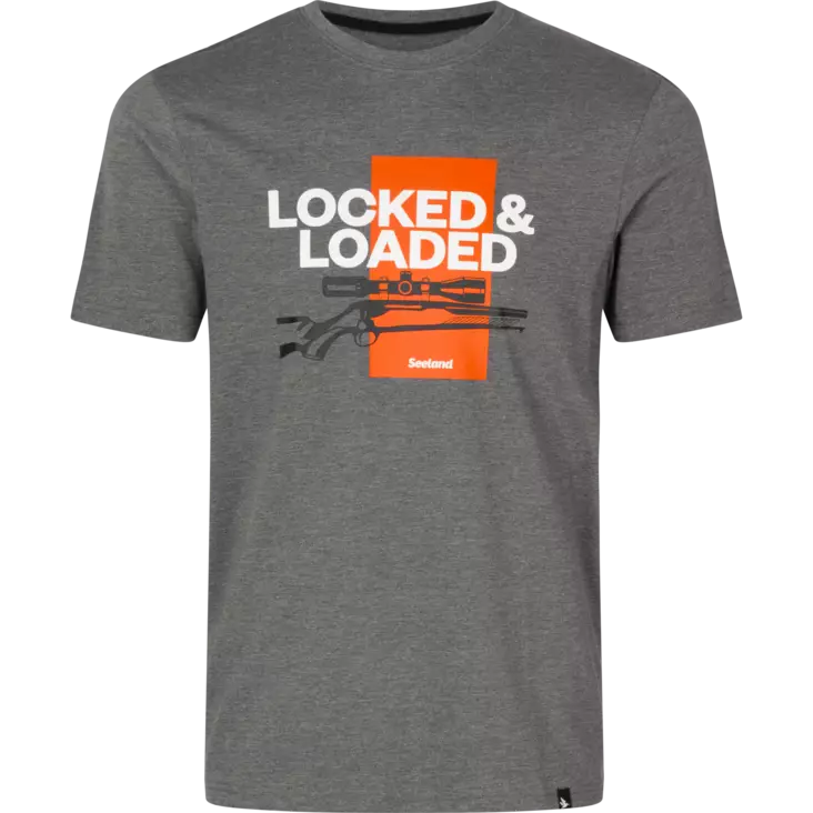 Seeland Loaded T-Shirt Grey Melange - Jägartröjor - 5714733651778 - 1
