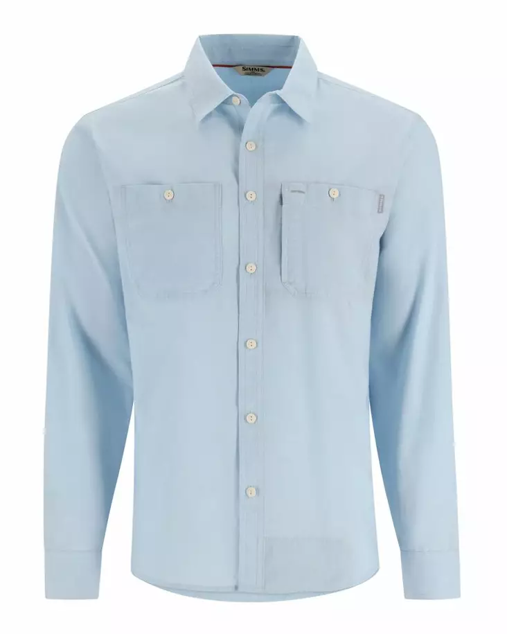 Simms Cutbank Chambray Shirt Sky Chambray - Skjortor - 694264610008 - 2