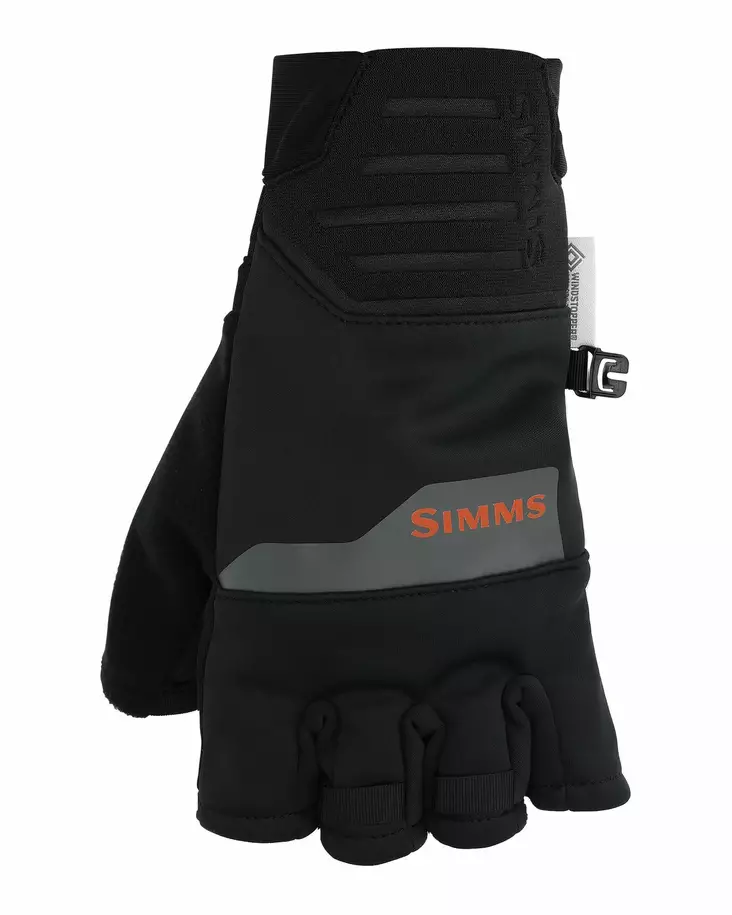 Simms Windstopper Half-Finger Glove Black - Handskar - 694264626788 - 1