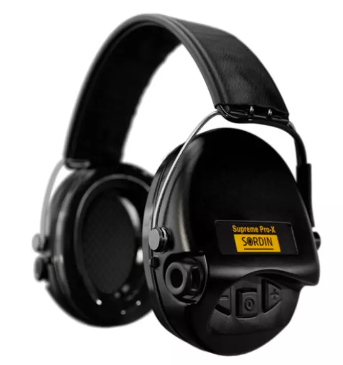 Sordin Supreme Pro-X Hear2 Black - Hörselskydd - 7392749009158 - 1