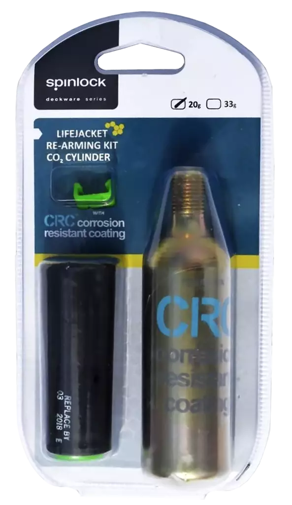 Spinlock Rearming Kit 20g - Reservpatroner för nödfallsvästar - 5025138505468 - 1