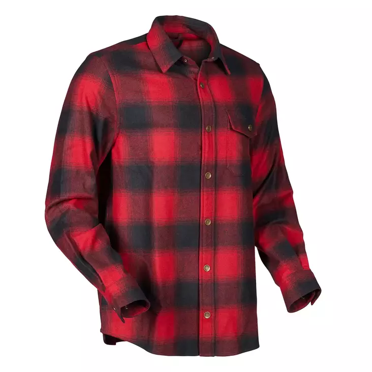 Swedteam Lynx Wool Shirt Red - Jägartröjor - 7330144054168 - 1