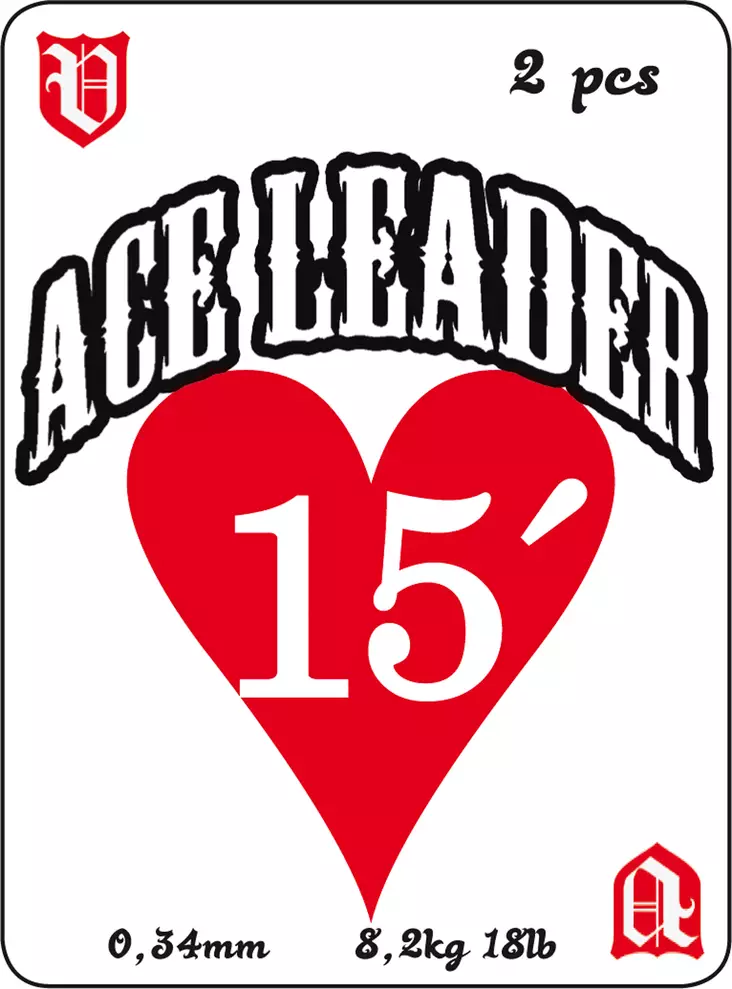 Vision Ace Leader 15' - Taperade Nylon -tafsar - 6417512820608 - 2